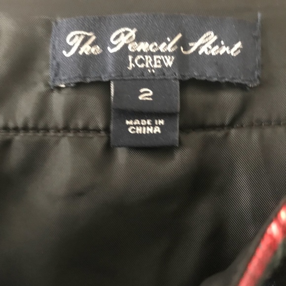 J.Crew Tartan Plaid Pencil Skirt - Picture 4 of 6